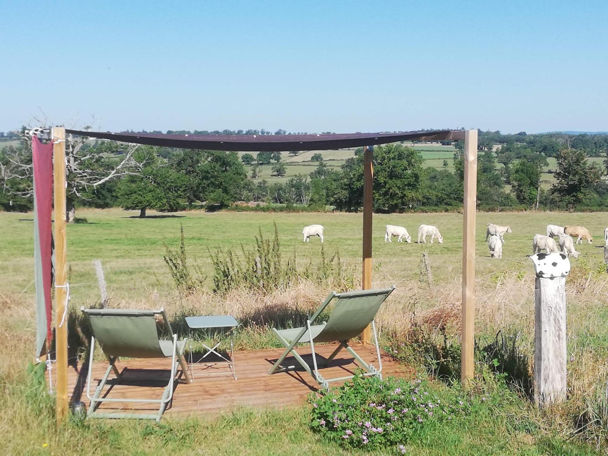 Bed and Breakfast Le Monticule Tardes Exterior foto